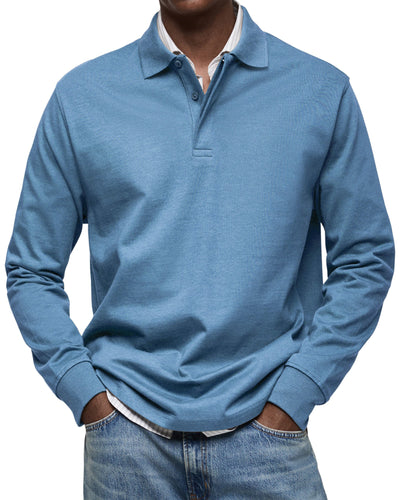 Jack™ | Casual Long Sleeve Polo Shirt For Men