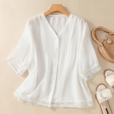 NOÁ | LINEN BLOUSE