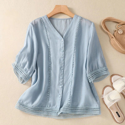 NOÁ | LINEN BLOUSE