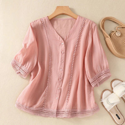 NOÁ | LINEN BLOUSE