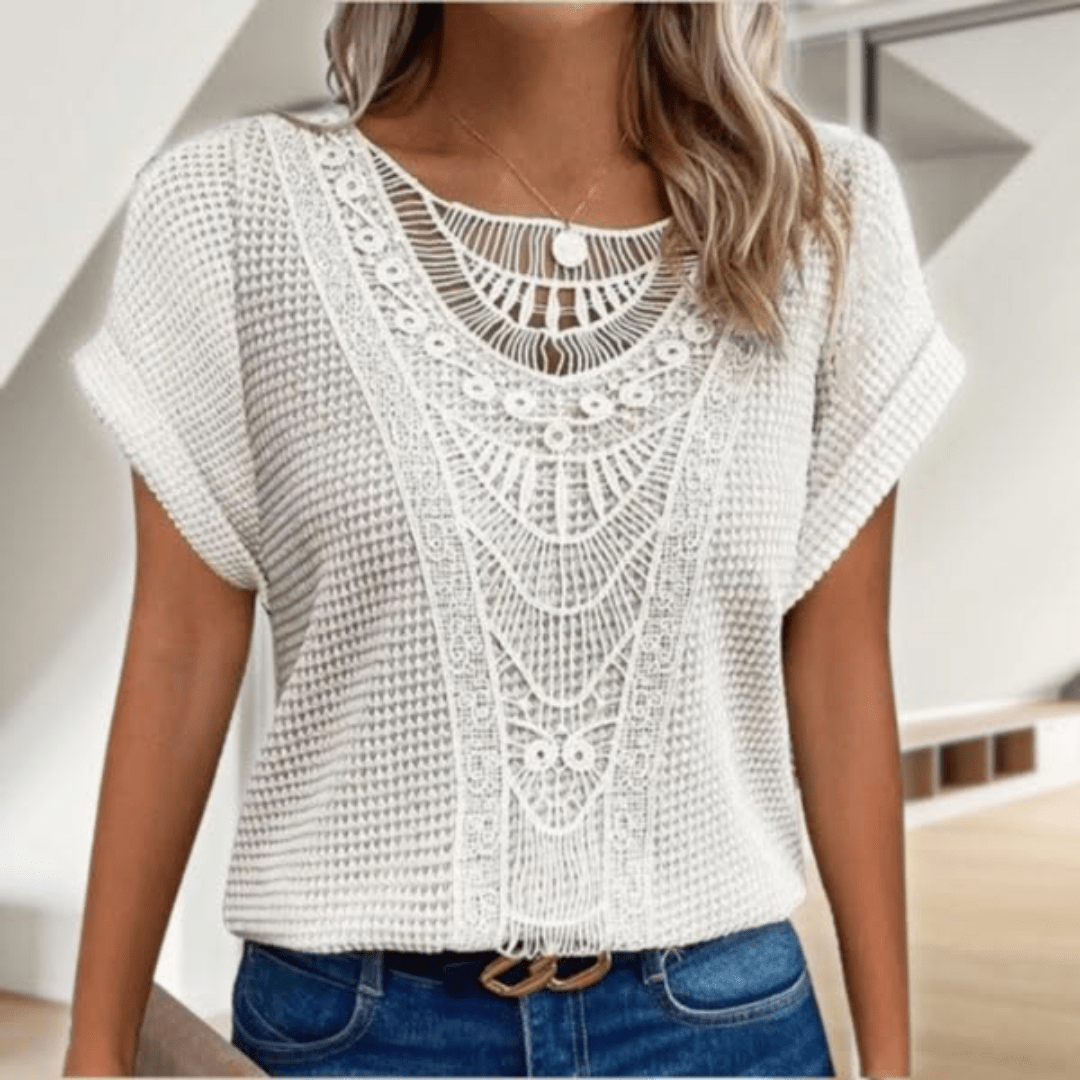 KARIN | ELEGANT IBIZA-STYLE BLOUSE