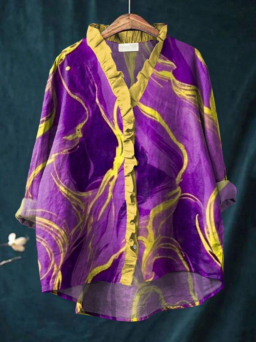Bonnie | Swirl Pattern Blouse